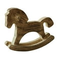 thumbnail image 3 of Caballito de madera, figurita de caballo pequeña, artesanía, coleccionable, creativo Marrón, 3 of 9