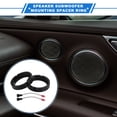 thumbnail image 2 of Unique Bargains Speaker Spacer Ring Tweeter Speaker Spacer Adator for Volkswagen Passat 1998-2016 for 6.5'' ABS 2 Set, 2 of 7