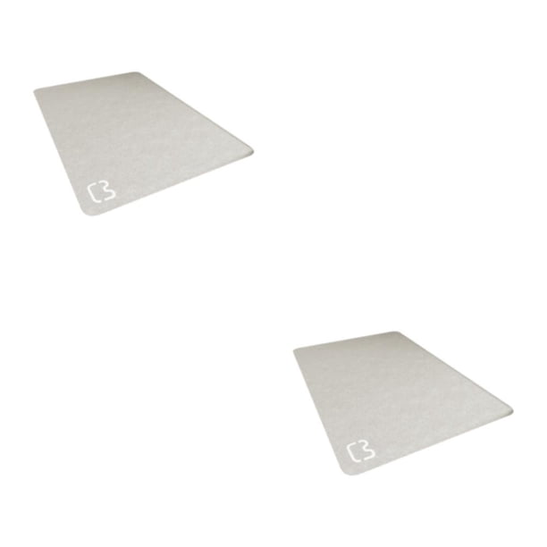 Alfombrilla de Baño Antideslizante Toystoory Beige 2Conjunto Impermeable y Ecológica