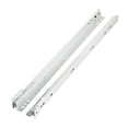 thumbnail image 1 of Blum Rok Hardware  16-inch (15.75-inch) 75 lb Capacity 0.75 Extension Euro Epoxy Cabinet Drawer Slide Model 230M White, 1 of 4