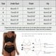 thumbnail image 4 of MKLEKYY Trajes De Baños Women Mesh High Waisted Bikini Sexy Push Up Two Piece Swimsuits Vintage Swimsuit Two Piece Retro Ruched High Waist Print Bikini Set, 4 of 6