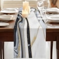 thumbnail image 3 of Table Runners 72 Inches Long Dress Scarves, White Grey Marble Farmhouse Kitchen Table Runner, Coffee Tablerunners, Modern Abstract Art Ink Painting 18x72 Inch, 3 of 9