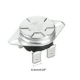 thumbnail image 3 of Unique Bargains Thermostat KSD302T, Régulateur de Température 90c Réinitialisation Manuelle N.C 6.3mm Pin, 3 of 3