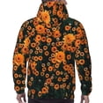 thumbnail image 7 of Naloa Daisies Men's Casual Hooded Collar Drawstring Hoodies Pullover Sweatshirts Casual Long Sleeve Shirts-4X-Large, 7 of 7