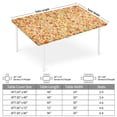 thumbnail image 2 of ARTSLION Waterproof Fitted Rectangle Tablecloth With Elastic Edge, Wipeable Table Cover For 6 Ft Tables, Perfect For Outdoor Picnic & Camping,24"x48",Flowers, 2 of 6