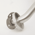 thumbnail image 4 of 12-inch x 12-inch Boomerang Shaped Shower Grab Bar, Stainless Steel, 4 of 6