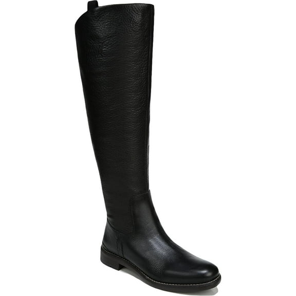 Franco Sarto Women's Meyer Knee High Boot Black Wide Calf Leather 9.5M