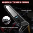 thumbnail image 5 of Rear View Side Mirrors Adjustable Rotating Wind Wing Mirror Fit for BMW Honda Yamaha, 5 of 10