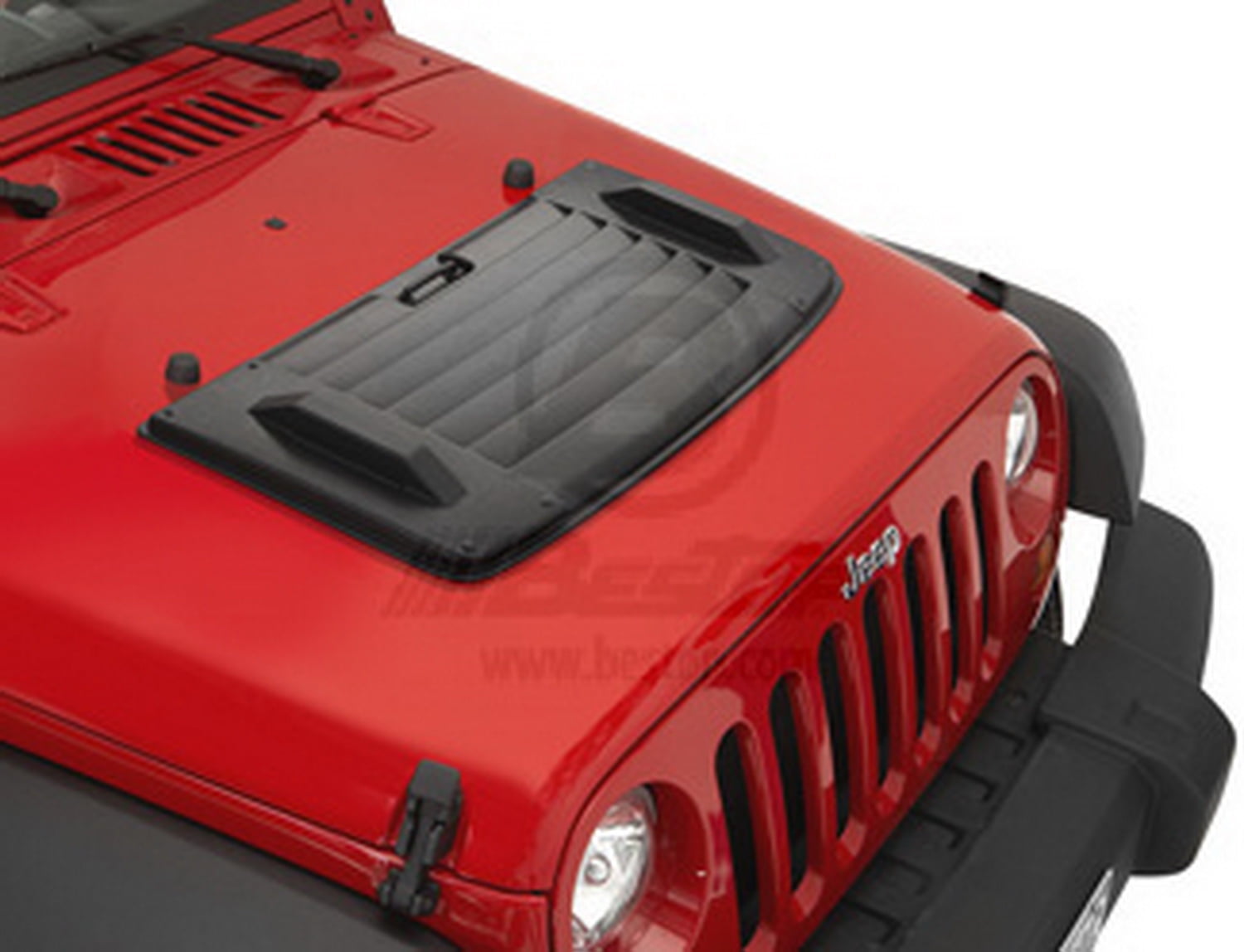 Bestop 8171301 Hood Appearance Set Hood Applique Painted; Black