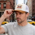thumbnail image 2 of vigerkar 250 Anniversary USA Hat Embroidered Patriotics Eagle Trucker Cap 250th Anniversary Mesh-Back Cap for Men Women (White, One Size）, 2 of 9