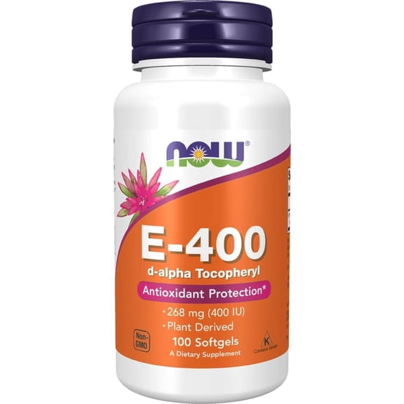NOW Foods E-400, 268 mg (400 IU), 100 Softgels
