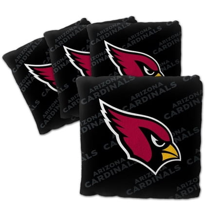 NFL Arizona Cardinals Cornhole Bags - 4PK - Black