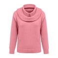 thumbnail image 4 of UrbanFashion Women’s Elegant Cowl Collar Knit Sweater Casual Stylish Pullover Top, 4 of 7