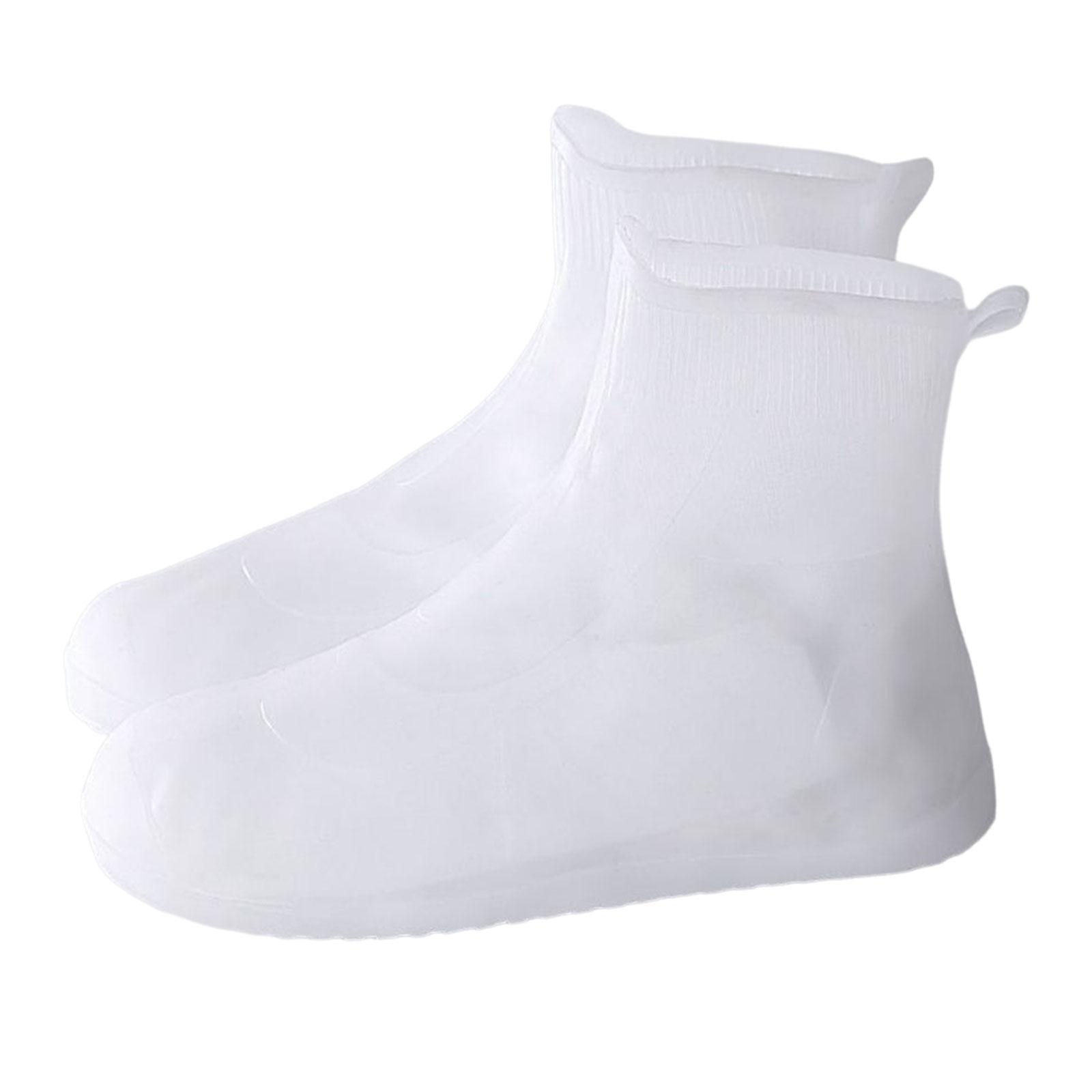 1 Pair Rain Shoe Covers Galoshes Overshoes Foldable Anti Slip Snow ...