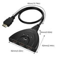 thumbnail image 6 of 3 Port Splitter 1080P/4K HD TV Adapter Cable 3 IN 1 Out, Usupdd 2025 3 Port Splitter 1080P/4K, 6 of 6