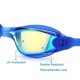 thumbnail image 4 of Gafas de natación espejadas, gafas de natación sin fugas, protección UV antivaho, gafas de natación con protección de visión amplia libre WD.WDQZL Cocina, 4 of 5