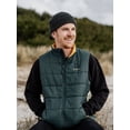 thumbnail image 6 of ORORO Men's Heated Vest with Battery, Heating Vest for Hiking Skiing Outdoors (Green/Yellow,L), 6 of 12