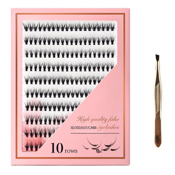 30D 40D Mixed Length Eyelash Extensions Set Natural Dense Lashes With Tweezers For Effortless Volume Easy Application Look