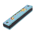 thumbnail image 2 of 2X Wooden Giraffe Pattern Dual Series 32 Hole Harmonica Child Blue, 2 of 4