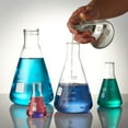 thumbnail image 2 of Glass Erlenmeyer Flask Set - Graduated Borosilicate Glassware - Volumetric Narrow Neck Scientific Chemistry Labware & Equipment - Home & School Science Experiments (1000mL, 4-Pack), 2 of 6