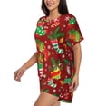 thumbnail image 2 of Xecao X-mas and New Year print Swimsuit for women, Summer-ready, sporty style.Quick-dry fabric. Many sizes & colors., 2 of 9