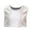 Silver, variant on Kids Cheerleading Top With Sequin Performance Vest For Dance Team And Preschool Activities Casual Tee,Sizes 11-14 years Silver