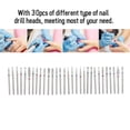 thumbnail image 2 of Juego de cabezales de taladro para uñas YUYTE Russian Manicure, 30 unidades, 2 of 8