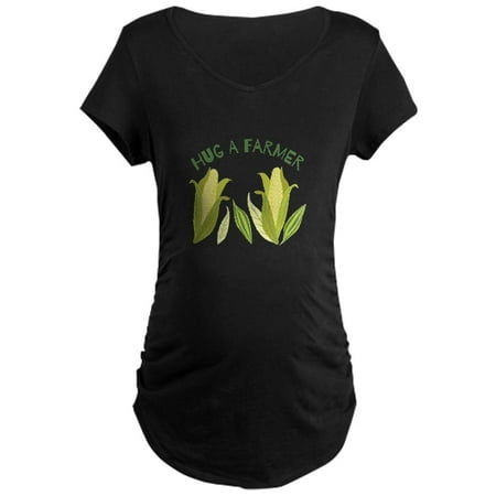 

CafePress - Hug A Farmer Maternity T Shirt - Maternity Dark T-Shirt