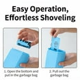 thumbnail image 3 of Pooper Scooper for Cat, Cat Litter Scoop with Bags, Integrated Detachable Deep Shovel Holder, Large Capacity Portable(11.8Inch,White), 3 of 8