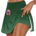 thumbnail image 1 of Faldas de Verano para las Mujeres Impresión Hoja Plisado Tenis Atlético Elástico Pantalones Cortos, Falso Dos Piezas Pantalones Falda para Diario, 1 of 5