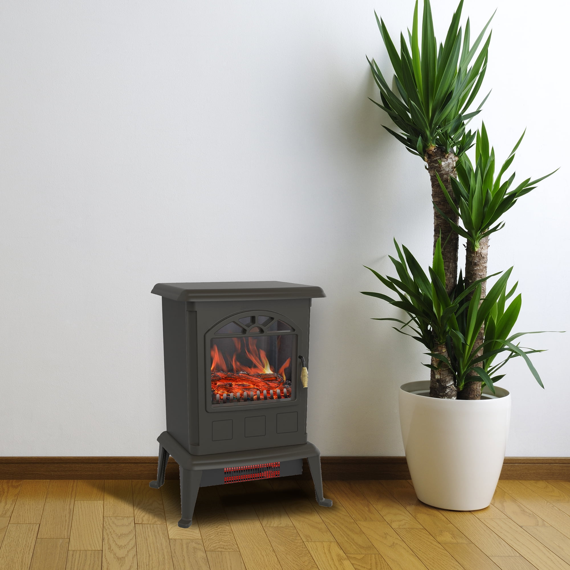 LifeSmart 1100 W Portable Electric Infrared Quartz Indoor Stove Heater -  Walmart.com