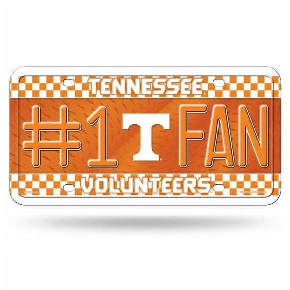 Tennessee #1 Fan Metal License Plate