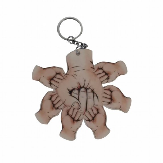 YYKihy Personalized Acrylic Fist Keychains With Names Family Keychain For Fathers Day Gift From Daughter Wife Son Father Keychain Dad Key Ring Grandpa Gifts