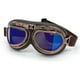 thumbnail image 3 of Motocross Goggles, Steampunk Vintage Aviator Style Pilot Motorcycle Cruiser Scooter Goggle Biker Racer Cruiser Touring Helmet Half Helmet, 3 of 5