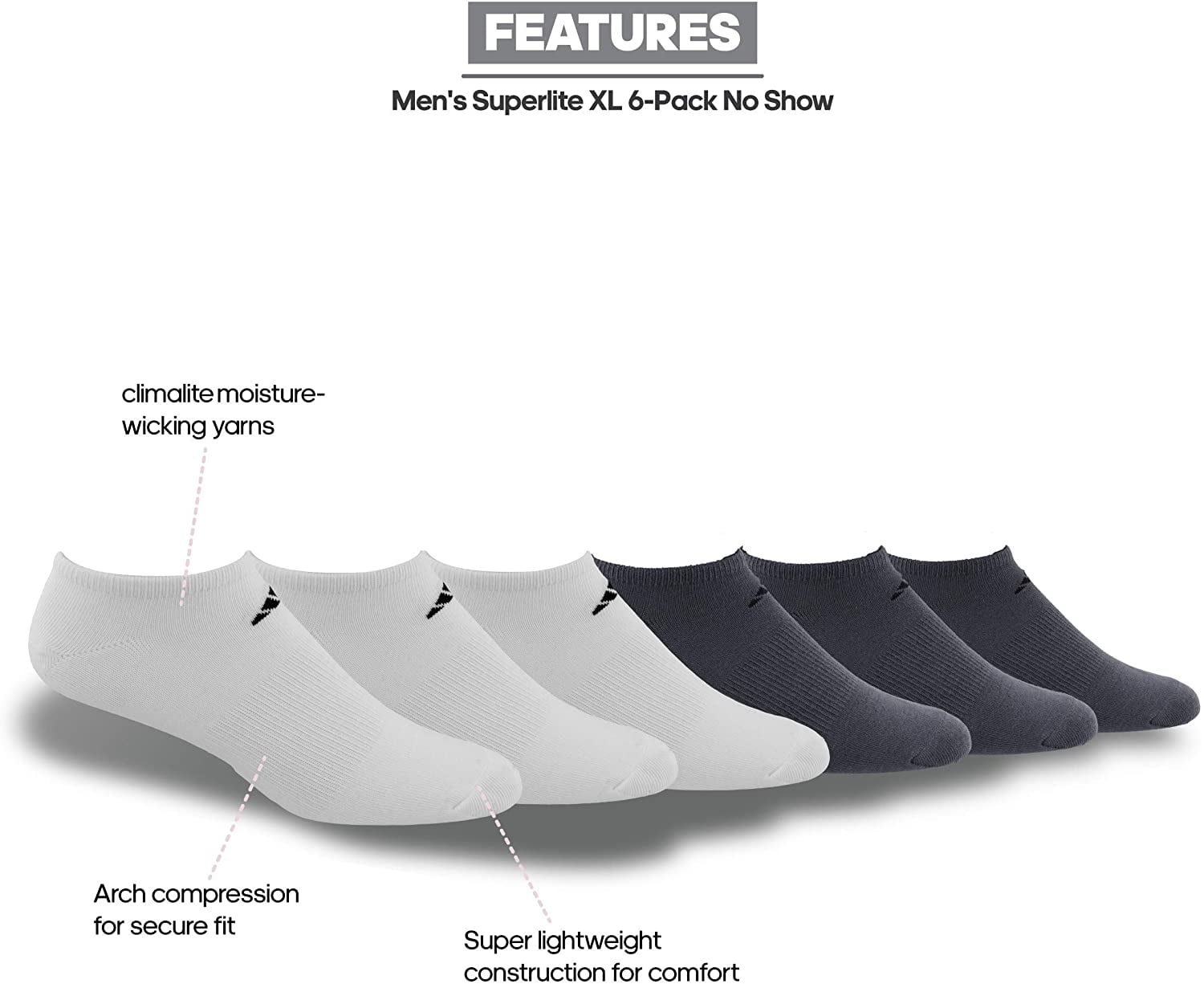 adidas men's superlite socks