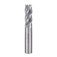 thumbnail image 1 of Unique Bargains 3/8" Cutting Spiral Drill Bit Straight End Mill Cutter 4 Flute 3/8" Shank, 1/2"x1/2", 1 of 4