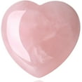 thumbnail image 3 of 60 mm Rose Quartz Crystals Large Heart Love Stone Healing Crystals Birthday Crystal Gifts for Women Natural Reiki Gemstone Polished Heart Shaped Rocks Meditation Rose Quartz, 3 of 5