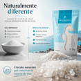 thumbnail image 3 of Sal de Mar orgánica pura BOCA BLANCA - Natural del mar de Cortés, bolsa de 1 kg, libre de químicos, Kosher certificada, ideal para fines culinarios, Sal marina sin refinar 100% BOCA BLANCA Sal de mar natural, 3 of 8