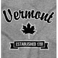 thumbnail image 2 of Vermont Cute Cursive Souvenir VT Plus Size Crewneck Graphic Tee Shirt Brisco Brands 2X, 2 of 3