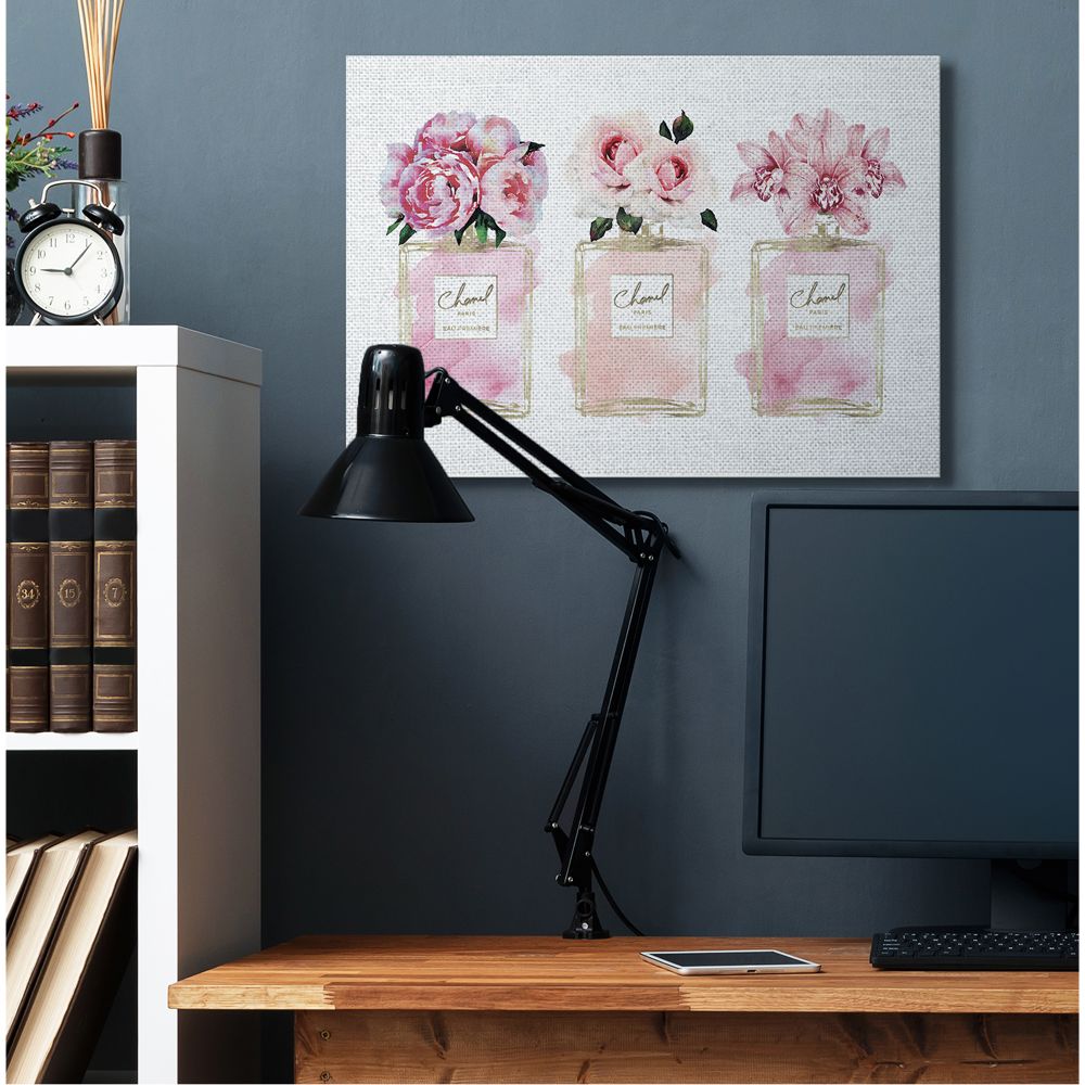 Stupell Home Decor Floral Framed Canvas Art Print, 30" x 1.50"