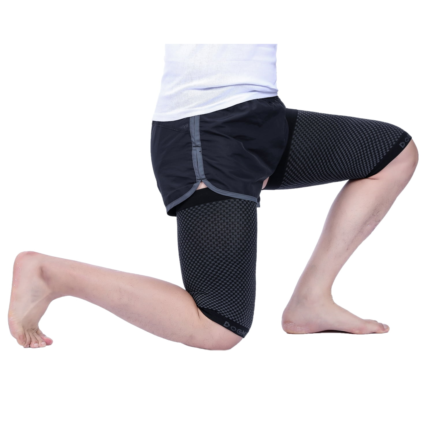 Doc Miller Premium Thigh Compression Sleeve 1 Pair Hamstring Injury