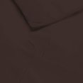 thumbnail image 3 of 1 Piece Duvet Cover (94" x 104") 100% Egyptian Cotton 600 Thread Count with Zipper Closure & Corner Ties Ultra Soft & Easy Care Bedding (King/Cal King,) Chocolate Solid, 3 of 6