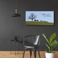 thumbnail image 6 of Epic Art 'Home Is Where Your Herd Is' by Lori Deiter, Acrylic Glass Wall Art, 48"x24", 6 of 8