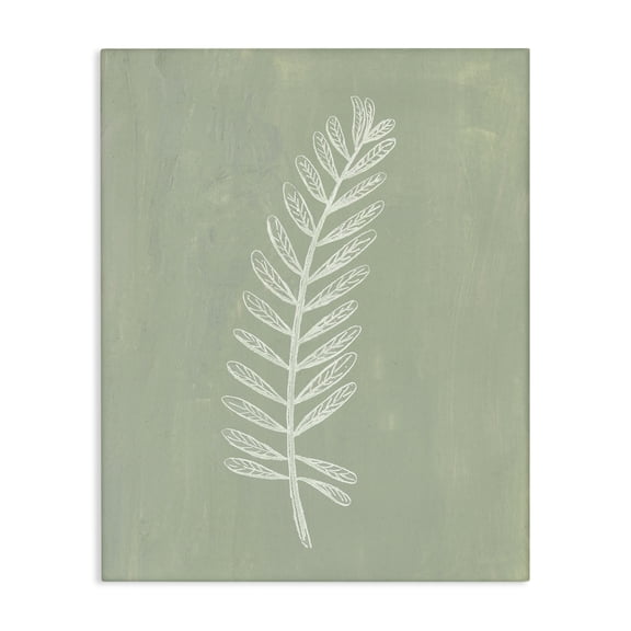 Stupell Industries Modern Simple Fern Impression Canvas Art, 16 x 20, by Patricia Pinto