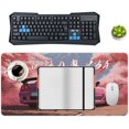 thumbnail image 4 of SHIQI-R34 Sport Car Gaming Mouse Pad Japanese JDM Car Large Mousepad Cherry Blossom Pink Desk Mat for Keyboard and Mouse Mat Non-Slip Rubber Desk Pad 23.6 x 11.8 Inch, 4 of 4
