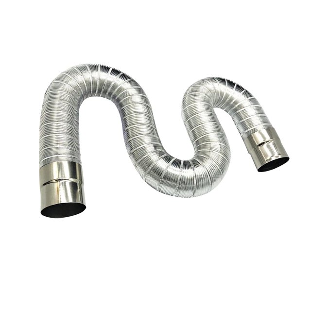Soidarity Tubo de extensión de humos Chimenea Chimenea Estufa Tubo para senderismo Horno Quemador Kits de desorden para acampar