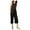 black, variant on Rachel Roy Womens Open Back Jumpsuit, Orange, X-Large