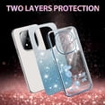 thumbnail image 2 of KADEM For Xiaomi Redmi Note 14 Pro 5G Case Flower TPU Flexible Gradient Phone Cover - Blue, 2 of 5