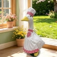 thumbnail image 6 of Ccwuwei Porch Goose Clothes, UV Resistant Polyester Porch Goose Clothes Set 23 in, Art Deco Garden Goose Clothing, Goose Accessories for Lawns Patios, Decorative Outdoor Goose Costume, 6 of 7
