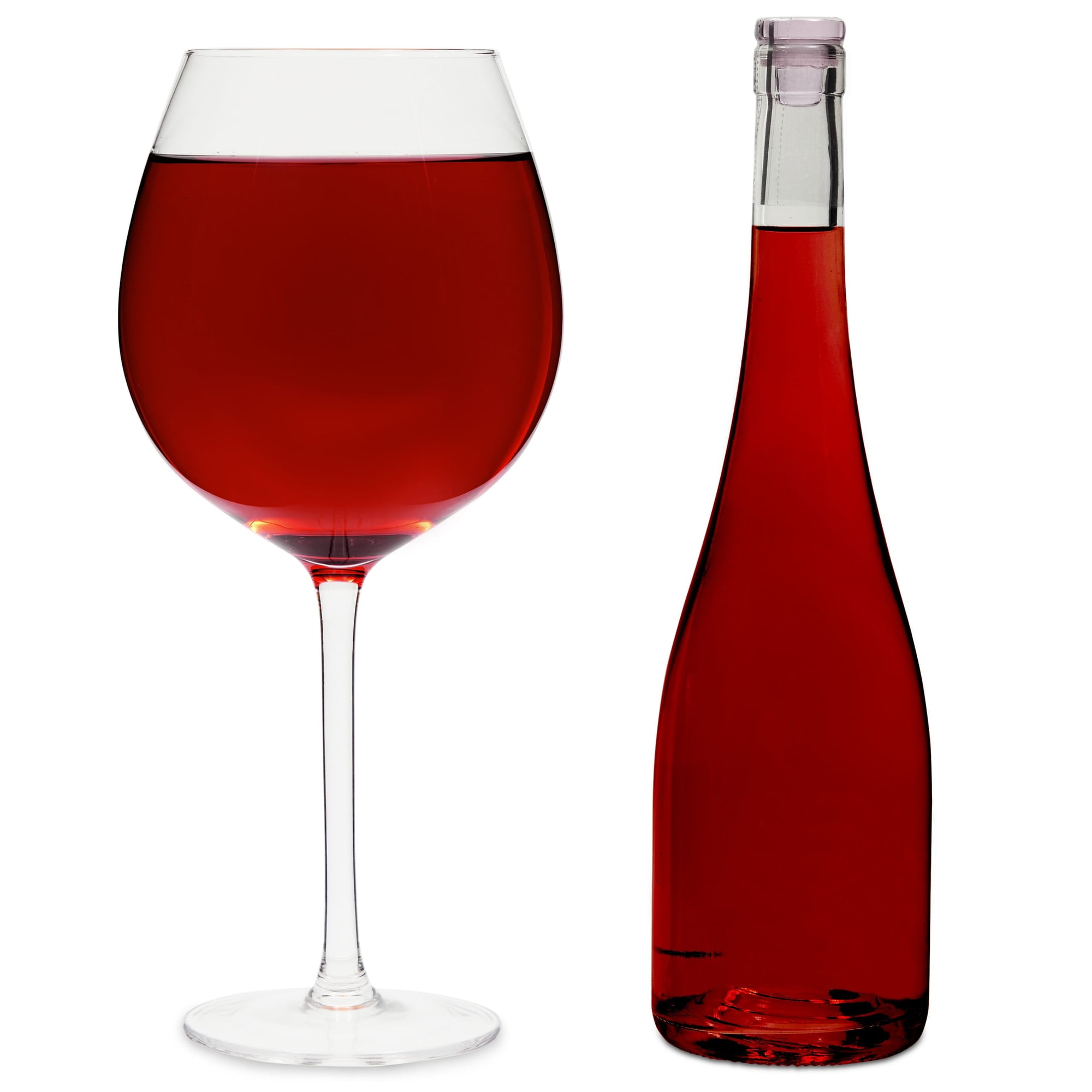 Huge wine glass slushie, cherry, wine glass